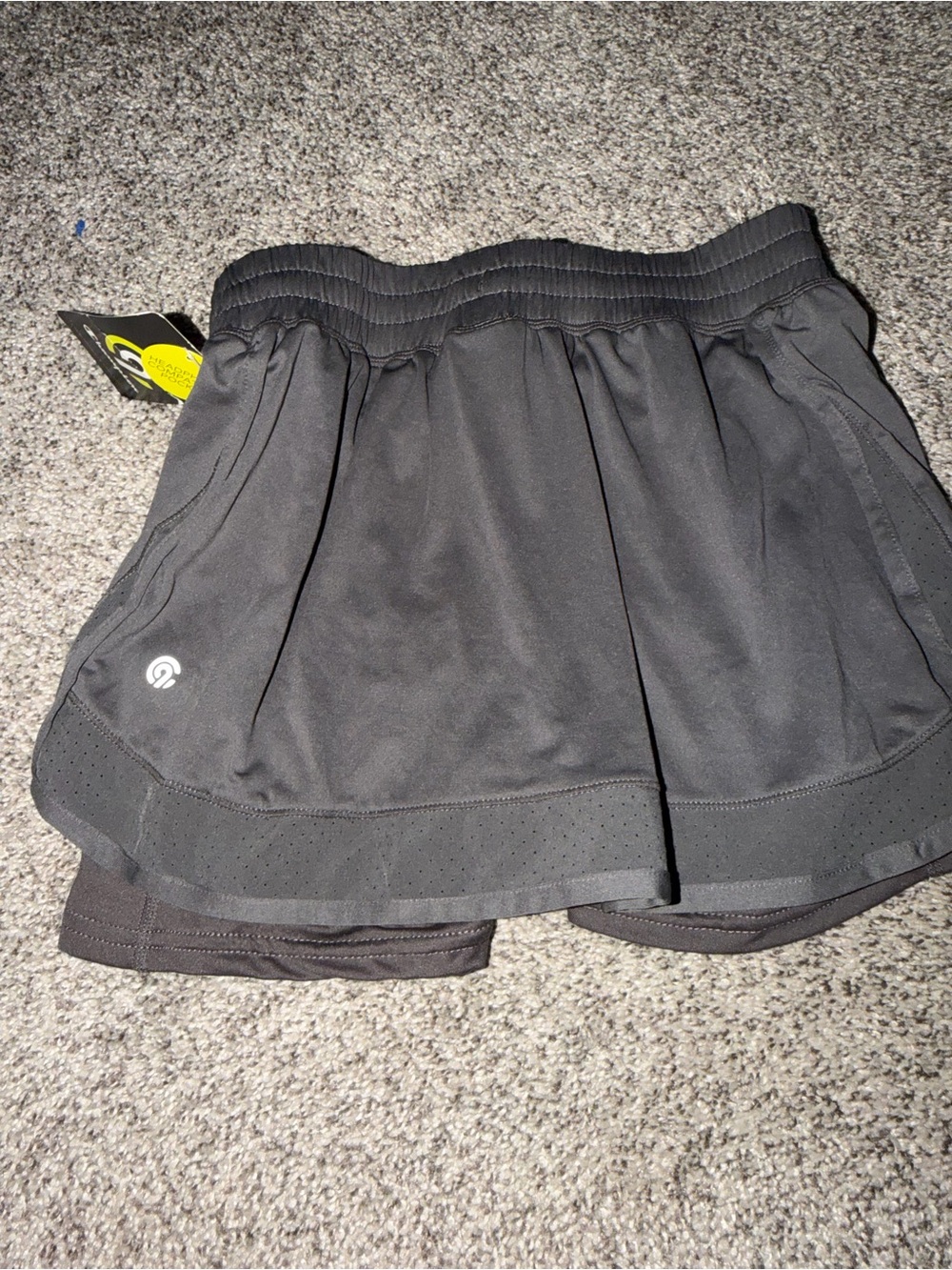 Women’s gray Athletic Skort with Built-in Shorts